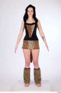 Lexi a-pose dressed leopard sexy costume standing whole body 0001.jpg